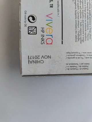 Cartucho Tinta Noviembre 2017 HP 300XL Tricolor