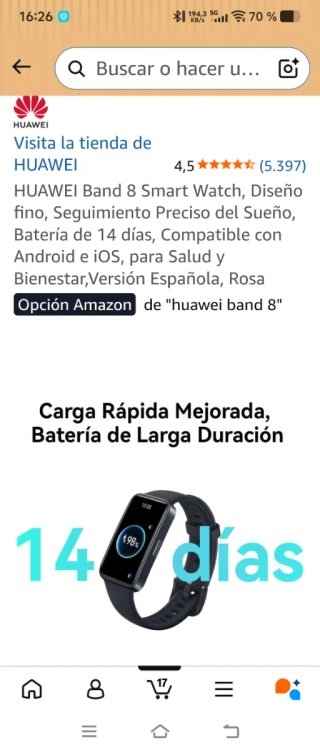 Huawei Band 8 Smartwatch Oro Rosa