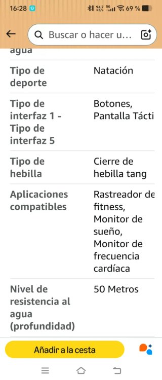 Huawei Band 8 Smartwatch Oro Rosa