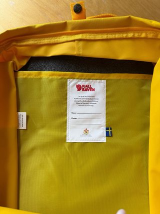 Mochila Fjällräven Kånken Amarilla