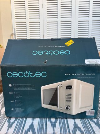 Microondas Cecotec Beige Estilo Retro