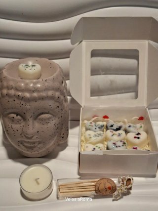 Quemador de Wax Melts Buda