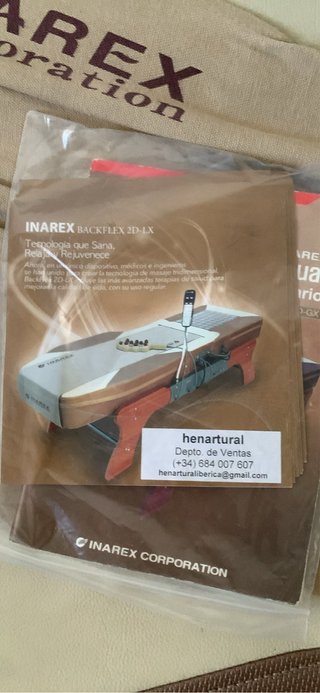 Varios muebles y camilla de masaje inarex (mudanza