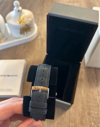 Orologio Emporio Armani Uomo Nero/Argento