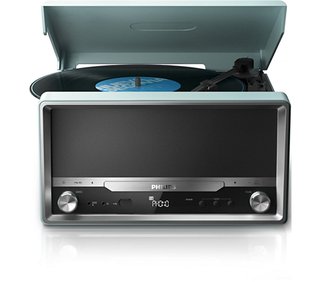 Philips OTT2000/12 Tocadiscos Retro