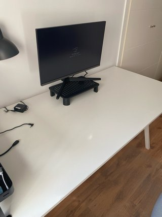 Mesa escritorio blanca 160x80