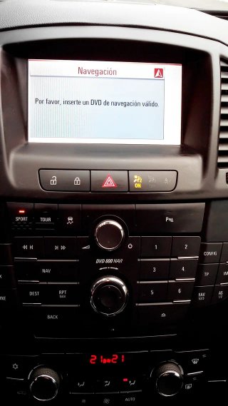 Original Opel Map DVD800 CD500 España Europa