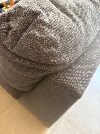 Sofá de 2 plazas gris antiarañazos y antipelos