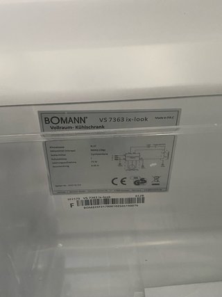 Frigorífico 143 cm Bomann