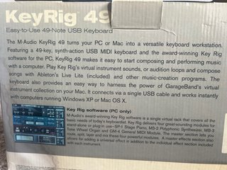Teclado M-Audio KeyRig 49 Plata