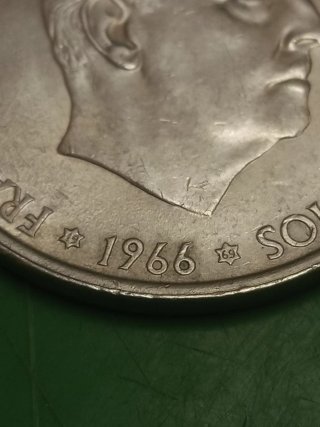 Moneda 100 Pesetas 1966 Francisco Franco TRUCADA