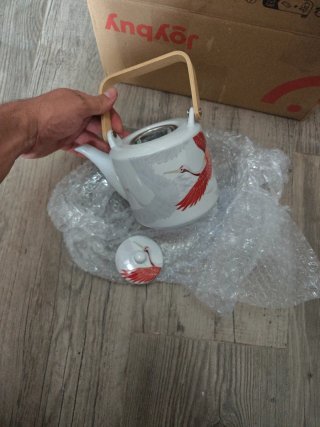 Tetera Japonesa Porcelana Grulla 1L