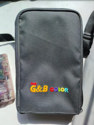 Game Boy Color Morado Transparente + Funda
