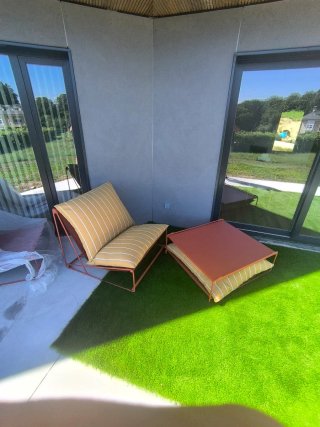 Conjunto Amaro SKLUM Silla y Mesa Jardín