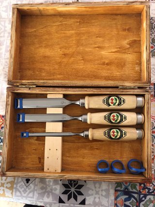 Set de formones de madera