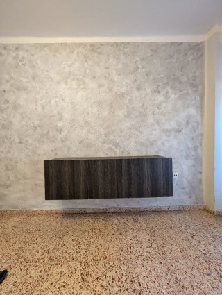 Mueble de comedor flotante madera