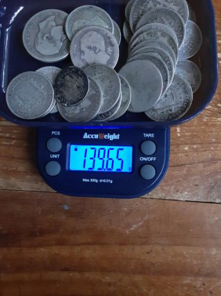 Lote 139 gr Plata 0,835 Monedas Antiguas