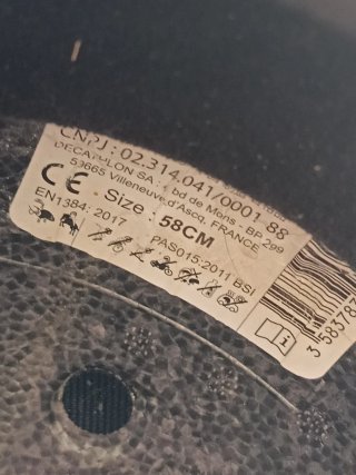 Casco hípica infantil negro