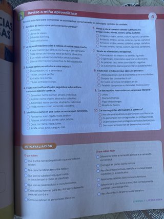Libro de Lingua Galega e Literatura de 1º ESO.
