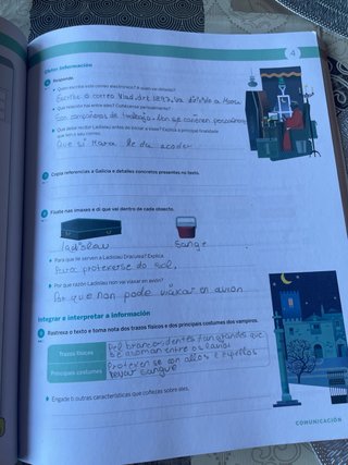 Libro de Lingua Galega e Literatura de 1º ESO.