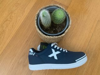 Zapatillas Munich Azul y Blanco