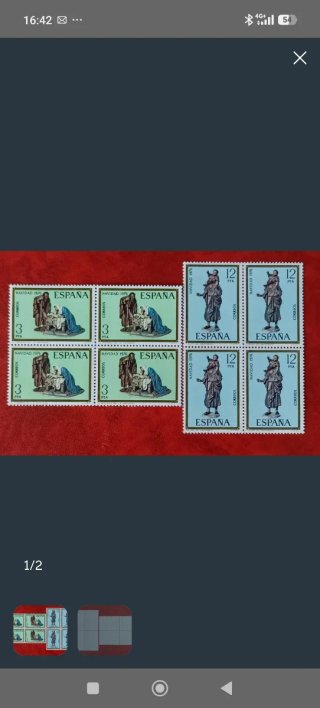 Sellos España Navidad 1976