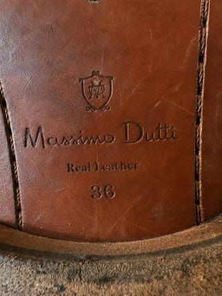 Massimo Dutti Leather Riding Boots · Botas hípicas
