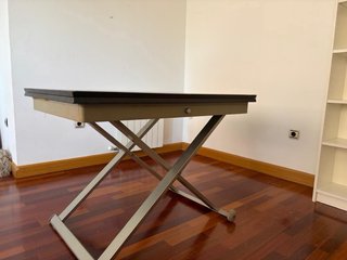 Mesa centro elevable convertible comedor
