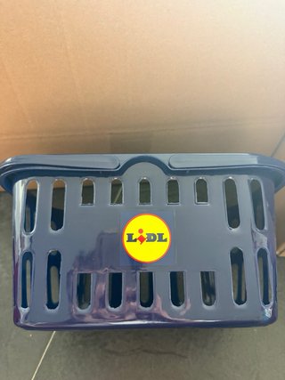 Caja comida juguete + cesta compra Lidl