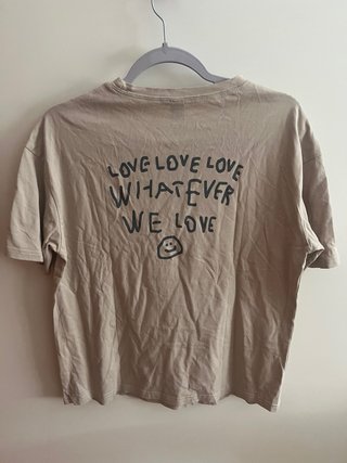 Camiseta Beige We Love Talla Única