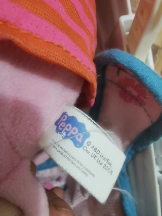 Cochecito Muñeca Peppa Pig con Peluches