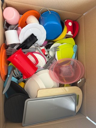 Caja vajilla juguete