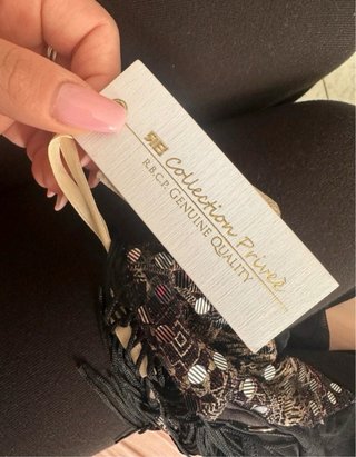 Abito lungo paillettes oro e nero