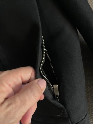 Gabardina Carolina Herrera Negra