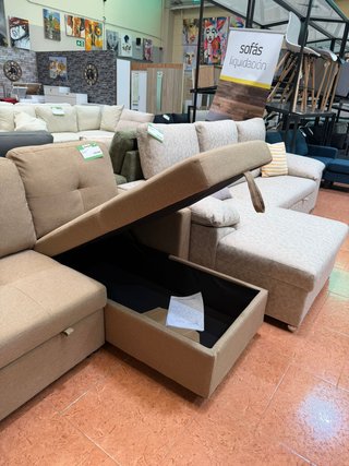 Sofá cama 6 plazas con arcón