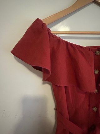Vestido Zara hombros descubiertos