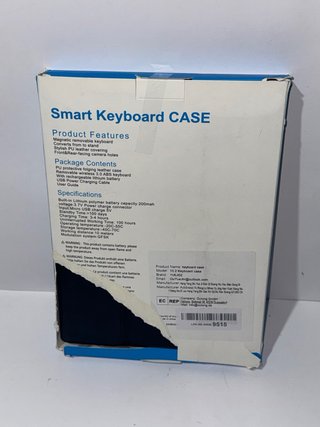 Funda Teclado Bluetooth iPad Air 3 10.5 Negro