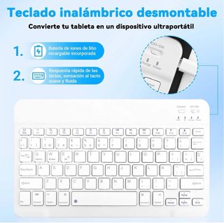Funda Teclado Bluetooth iPad Air 3 10.5 Negro