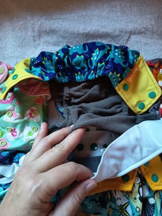 Lote Pañales Tela + Absorbentes