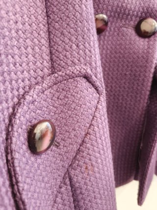 Chaqueta violeta de vestir de mujer
