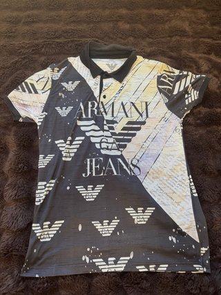 Polo Armani Jeans Estampado