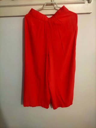 Pantalón Mango Rojo Talla XXS