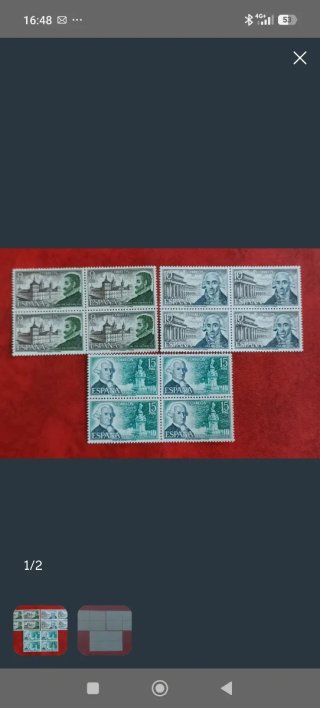 Sellos España 1973 Personajes