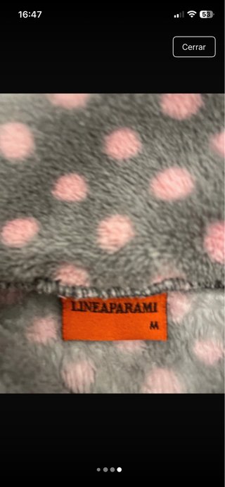 Pijama polar gris y rosa