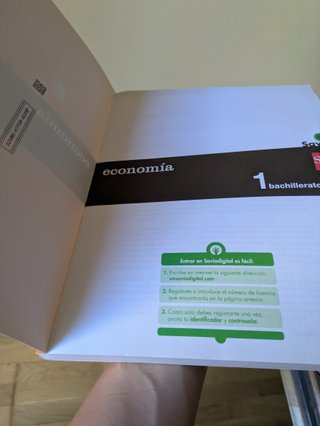 Economía, 1 Bachillerato