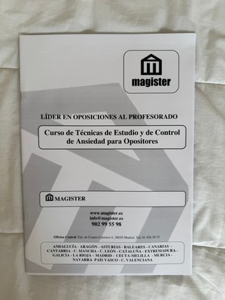 Temario Oposiciones Magister Educación Infantil