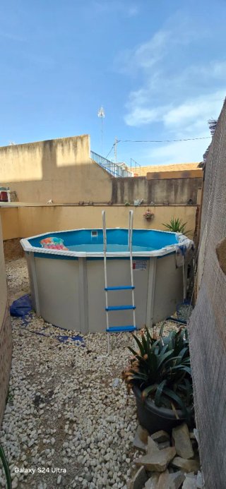 Piscina Circular Altura 132cm con todos accesorios