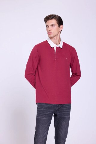 Polo Rugby Milano Rojo Talla M