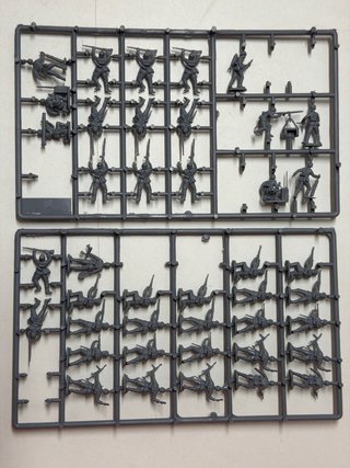 Maqueta Soldados Infantería Alemana 1:72