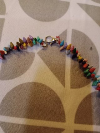 Collar mini caracolas multicolor